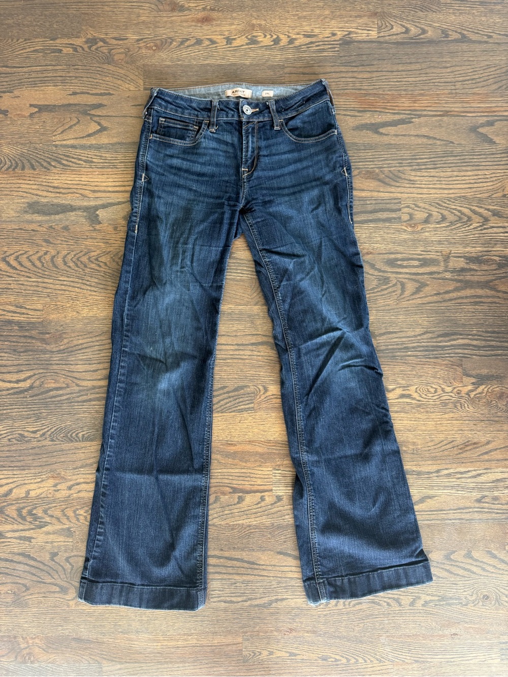 Ariat Women's Dark Blue Wide Leg Jeans
